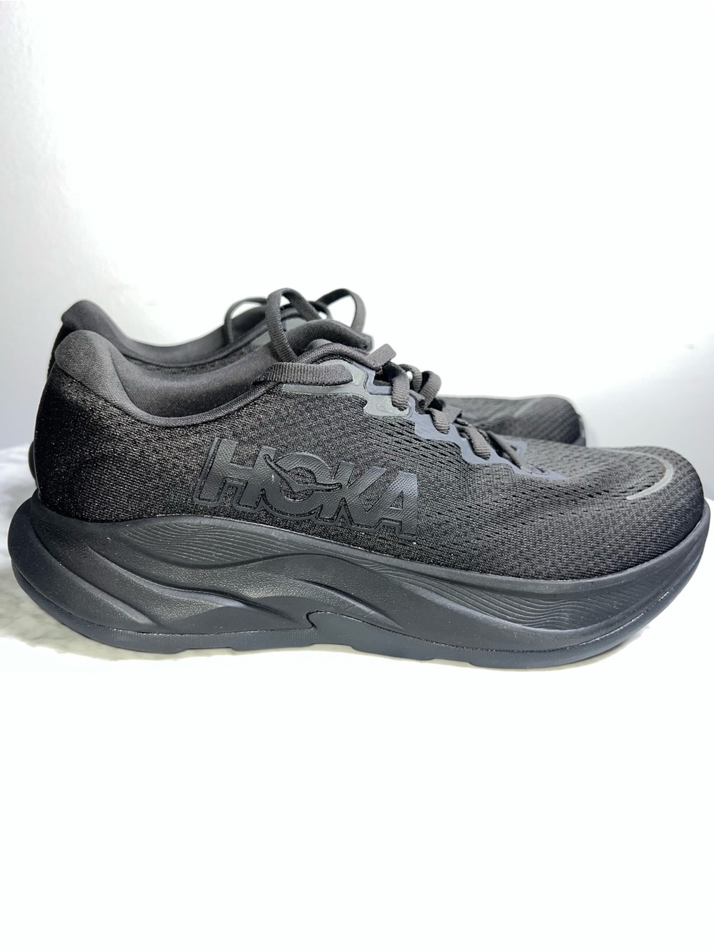 Hoka Rincon 4 Women’s All-Black Lightweight Running Shoes